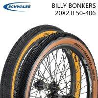 【Free shipping】Schwalbe BILLY BONKERS ยางขนาด20X2.0 50-406สำหรับมอเตอร์ไซค์วิบากล้อยางพับขอบสีน้ำตาลจักรยานพับยางน้ำหนักเบา