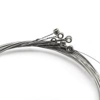 ‘【；】 1 Set Electric Guitar String Nickel Alloy Wound Electric Guitar Replacement Accessories String Silver