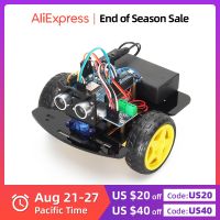 【LZ】☌  Smart Automation Robot Car Kit WiFi Board para Arduino Programming Starter Kit Robótico Eletrônico 2WD ESP8266 ESP12E D1