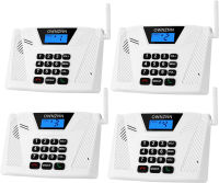 OWNZNN Intercoms Wireless for Home [Upgraded 2022] Hand Free 4921 Feet Range Intercom Real Time, Two Way Communication Home Intercom System with Group Call Full Duplex Intercom for Office Hotel House(4 Pack)