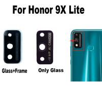 ต้นฉบับใหม่เหมาะสำหรับ Huawei Honor 9X LITE กลับกระจกกล้องถ่ายรูปกระจกกล้องถ่ายรูปกระจกกล้องมองหลังที่มีกาวสติ๊กเกอร์กาว