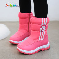 Winter Platform Girls Boots Children Rubber anti-slip Snow Boots Shoes for girl big Kids Waterproof Warm Winter Shoes Botas