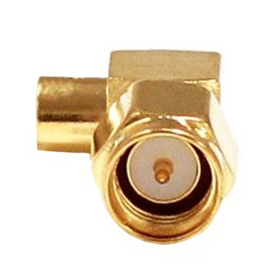 1pc SMA Male RF Coax Connector Right Angle Type 90-Degree Solder for Semi-Flexible Cable RG402.141 Goldplated Wholesale