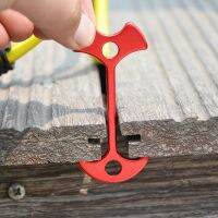 Outdoor lengthened plank gap fish bone nail deck camping tent wind rope anchor bolt fish-shaped adjustment buckle Outdoor camping