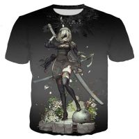 New Cool T-shirt Men Anime Nier Automata 3D Printed Short Sleeve T-shirts Harajuku Style T Shirt Top