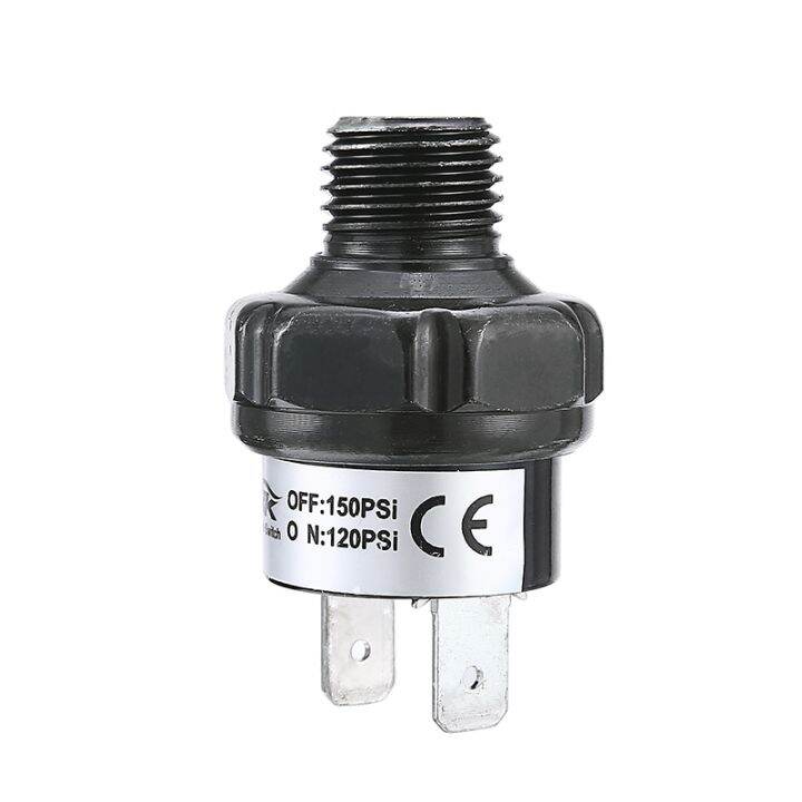 Flutesan Air Pressure Switch Air Compressor 70-180 PSI Pressure Controller 120V AC Switch(Compatible With N003306SV,70-100 Psi