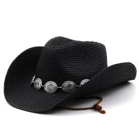 Nuova Estate Uomini Donne Paglia Cava Occidentale Cappello Da Cappello Da Cowboy Elegante Signora Di Marca Sombrero Hombre Cowgirl กลางแจ้ง Jazz Beach Cappello Da Sole