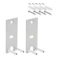 1 Pair Of Wall Mount Bracket for Omnijewel Lifestyle 650 Home System,Speakers Wall Mount Brackets Replacement,White