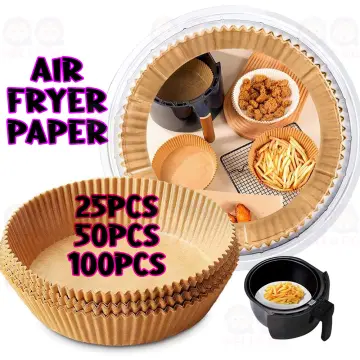 50PCS Square Air Fryer Disposable Paper Liner Non-Stick Parchment Paper  NE*u*