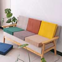 50x50cm Dirt-resistant Chair Cushion Velvet Square Home Dining Comfort Seat Cushion Floor Cushion Pillow Pouf Throw Sofa Decor