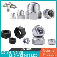 ✆ M2 M4 M6 M8 M10 M12 M16 M20 Stainless Steel Hex Metric Threaded Hexagon Nuts Butterfly Flange Carbon Steel Brass Nylon Lock Nut