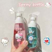 Kawaii Anime Sanrios Refillable Bottles Transparent Plastic Perfume Atomizer Mini Empty Spray Bottle Portable Travel Accessories