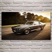 ภาพวาดผ้าใบ1967มัสแตงเชลบี้ Gt500เอลีเนอร์ซูเปอร์แผ่นป้ายรูปรถศิลปะบนผนังสำหรับห้องนั่งเล่นการตกแต่งบ้าน0717