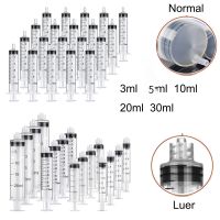 ⊕▩ 1/5/10pcs Plastic Luer Lock Syringes Hydroponic Measure Perfume Rinse Disposable Sampler Injector For Feed Small Cat Dog Tree