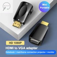 ตัวแปลง HDMI-เข้ากันได้กับตัวแปลง VGA สายอะแดปเตอร์ HDMI เป็น VGA ตัวแปลงสาย VGA ไม่จำเป็นต้องตั้งค่า HD 1080P PC