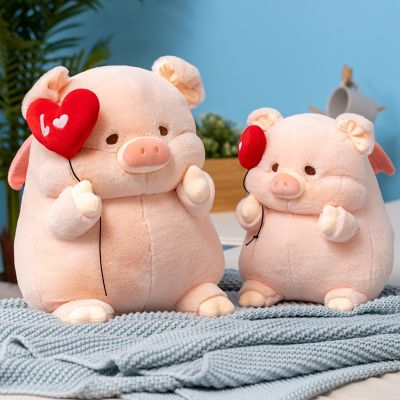 Kawaii แองเจิลลูลู่หมูของเล่นตุ๊กตาการ์ตูนยัดไส้สัตว์หมอนลูกหมูตุ๊กตาน่ารักสาวหัวใจของเล่นของขวัญวันเกิดสำหรับเด็ก