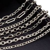 1meter Stainless Steel Chains for Jewelry Making DIY Rolo Cable Link Chains Necklace Bracelet Handmade Accessories Wholesale DIY accessories and other