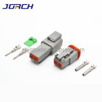 [HOT] 5 Sets 2pin Deutsch DT Waterproof Male Female Electrical Connector plug DT04-2P DT06-2S with terminals