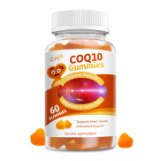 Catfit CoQ10 Coenzyme Q10 Gummies hỗ trợ tim & mạch máu sức khỏe và di