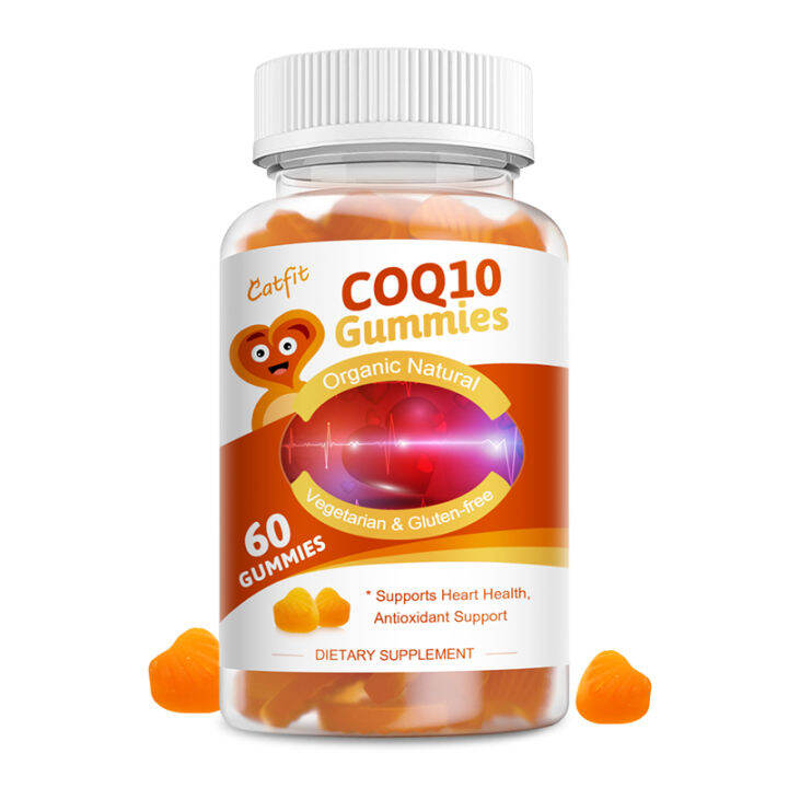 Catfit COQ10 Coenzyme Q10 Gummies Supports Heart&Blood Vessels Health
