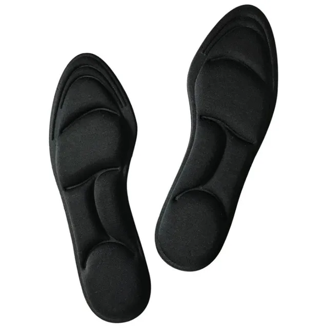 5D Flock Memory Foam Orthotic Insole Arch Support Orthopedic Insoles