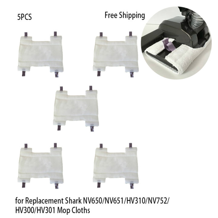 5pcs-สำหรับ-shark-nv650nv651hv310nv752hv300mop-pads-steam-cleaner-อุปกรณ์เสริมเปลี่ยน-steam-cleaner-mop-cloths