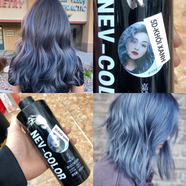 Với nhuộm tóc màu khói xanh dương, bạn sẽ mang lại sự tươi trẻ và hiện đại cho kiểu tóc của mình. Sắc màu độc đáo này sẽ làm nổi bật vẻ đẹp của bạn và thu hút ánh nhìn của mọi người. Hãy bấm vào hình ảnh để khám phá thêm những kiểu tóc độc đáo với sắc màu này.