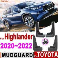 4x Mud Fender For Toyota Highlander Kluger 2020 2021 Mudflaps Splash Guards Mud Flaps Mudguard Wheel Tire Cover Protector Shield