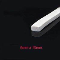 5mm x 10mm white door window silicone foam sealing weather strip Decorative Door Stops