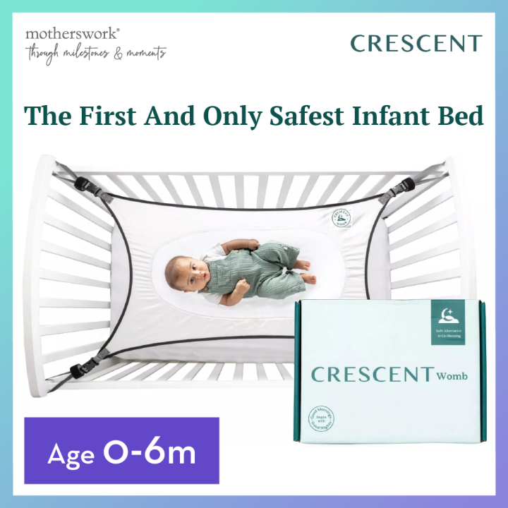 Crescent Womb Portable Newborn Baby Safety Bed (Crib Hammock) 0 6