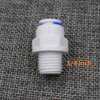 【cw】 6pcs/lot Straight Connector Fittings 1/4 quot; Male Thread NPT to 1/4 quot; OD Hose Push Quick Connection RO Water Aquarium System Parts 【hot】