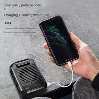 1Set M22 Outdoor Hanging Waist Fan 10000MAh Portable Green