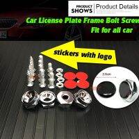 CAR STYLING Stickers Logo Anti-theft AUTO Car License Plate Bolts Frame Screws for CAR ACCESSORIES