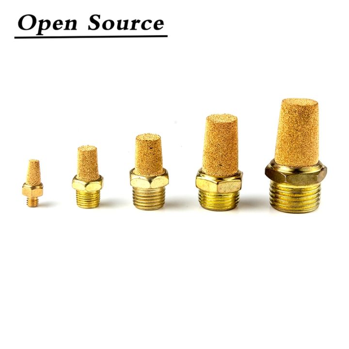 pneumatic-muffler-copper-pagoda-muffler-solenoid-valve-muffler-air-silencers-pneumatic-components-1-8-quot-1-4-quot-3-8-quot-1-2-quot-3-4-quot-1-quot