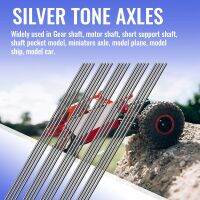 20Pcs Stainless Steel Round Shaft Rod Axles 150mmx2mm for RC Toy Car