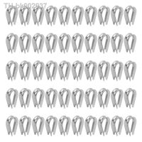 ☜ 304 Stainless Steel Thimble for 2mm 3mm 4mm 5mm 6mm Diameter Wire Rope Cable Thimbles Rigging -Pack of 50