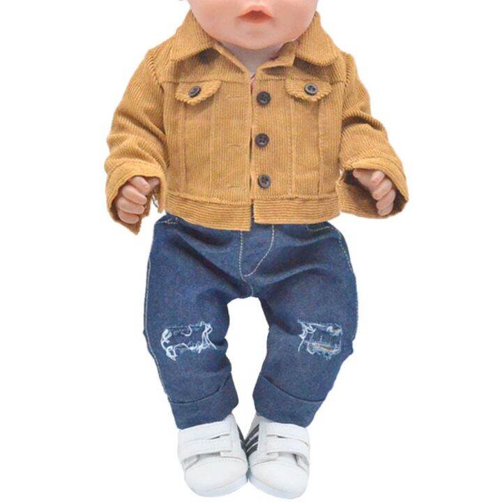 yf-mini-clothes-fashion-jackets-jeans-coats-shoes-fits-45-cm-doll-and-new-accessories