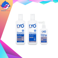 LYO HAIR  ANTI-HAIR LOSS AND STRENGTHEN NEW HAIR GROWTH ไลโอ (แชมพู/ครีมนวด/โทนิค)  เซรั่มบำรุงผม ผมร่วง ผมหนา ผมดกดำ รังแค ผมหงอก