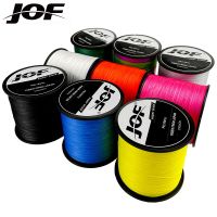 JOF สายถัก Senar Pancing PE คุณภาพ X8 500ม. 300ม. 8.2-35.8กก. เส้นใยแบบหลายเส้นถักจากญี่ปุ่นวัสดุปลาคาร์พ