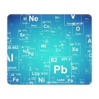 Elements Periodic Table Mouse Pad Waterproof Gaming Mousepad Anti-Slip Rubber Base Science Chemistry Chemical Desk Computer Mat