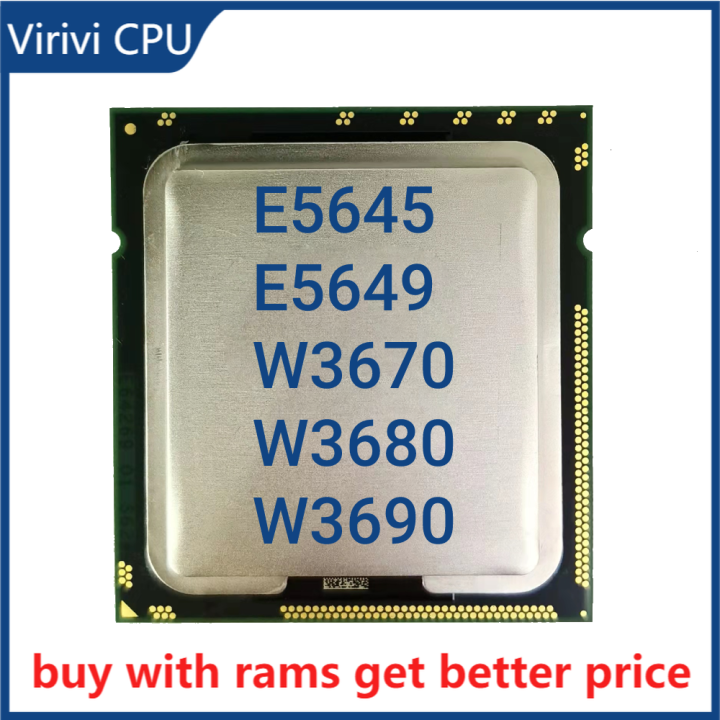 Intel Xeon E5649 E5645 W3670 W3680 CPU LGA W3690,1366 | Lazada.co.th
