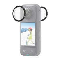 【ออนไลน์】สำหรับ Insta360 X3 PULUZ ที่ป้องกันเลนส์ปกคลุมป้องกันพีซี (สีดำ)