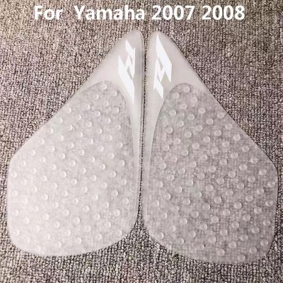 For Yamaha YZF R1 YZFR1 YZF-R1 2007 2008 Motorcycle Tank Pad Protector Sticker Decal Gas Knee Grip Tank Traction Pad Side