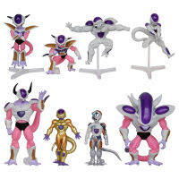 Dragon Ball Frieza ชุด8ชิ้นทำด้วยมือแบบเต็มรูปแบบชุดโมเดลเคส Gacha ของขวัญวันเกิด