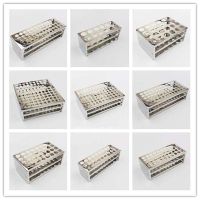 Stainless Steel Test Tube Rack Centrifuge Tube Rack Blood Collection Tube Glass Test Tube Rack Aperture 13/17/19/22/30mm