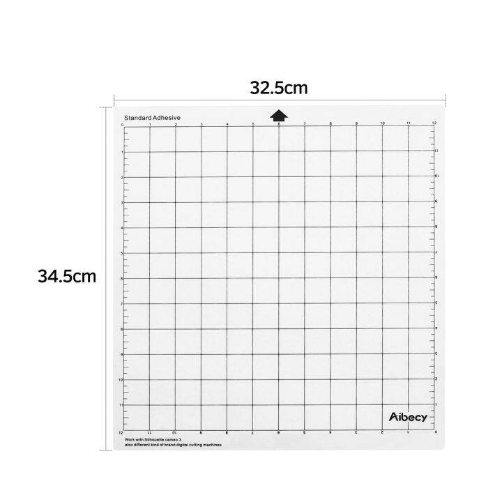 ร้อน-ซีโอดี-kkmoon-aibecyตัดแผ่นรองพิเศษ12นิ้ววัดตารางเปลี่ยนppโปร่งแสงวัสดุเสื่อกาวใสฟิล์มสำหรับเงาจี้เครื่องพล็อตเตอร์3pcs