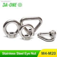 ♕№ 1/2/5/10pcs M3 M4 M5 M6 M8 M10 M12 Eye Nut Stainless Steel Marine Lifting Eyenut Ring Nuts Loop Hole For Cable Rope Lifting