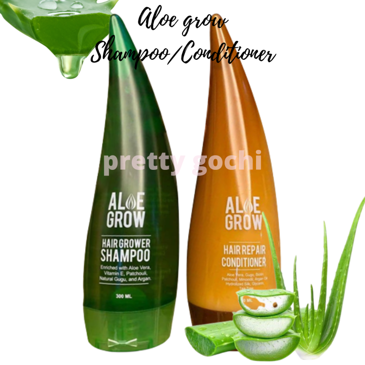 Aloe Grow Shampoo and Conditioner Duo Glowing Hair Hair Growing and