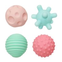 【cw】 Baby Textured Develop Baby 39;s Tactile Senses Hand Massage Soft Kids ！