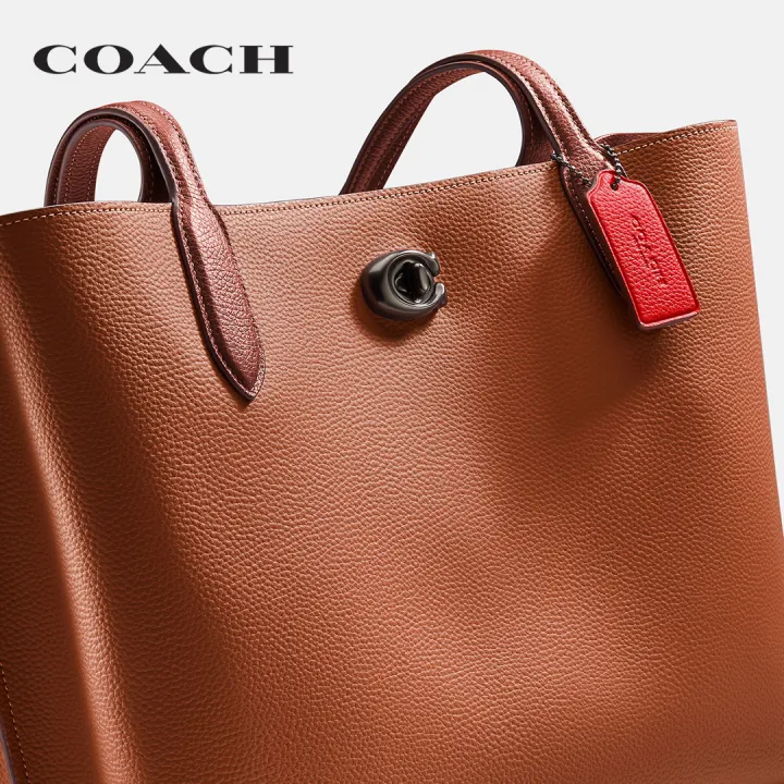 coach-กระเป๋าทรงสี่เหลี่ยมผู้หญิงรุ่น-willow-tote-in-colorblock-with-signature-canvas-interior-สีน้ำตาล-c0692-v5mbv